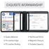CANOPUS Car Registration and Insurance Holder, PU Leather Card Holder, Vehicle Glove Box Organizer for Auto, SUV, Truck and Motorcycle